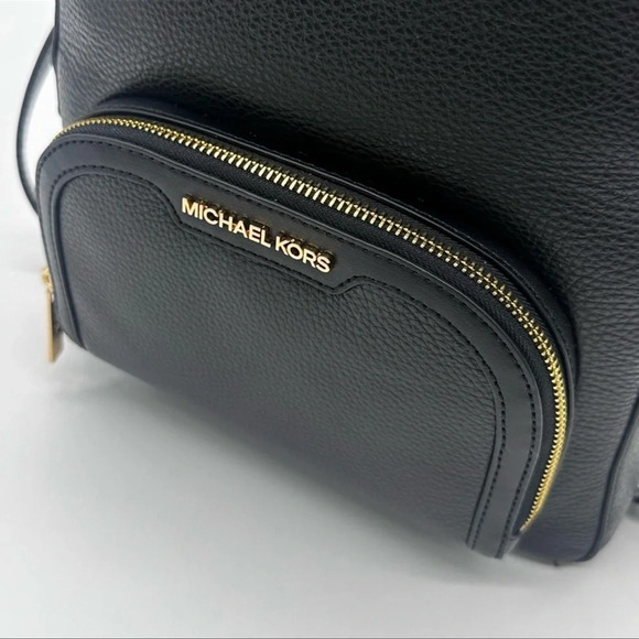 Michael Kors Medium Jaycee Backpack & Continental Wallet Wristlet Black - Picture 9 of 14